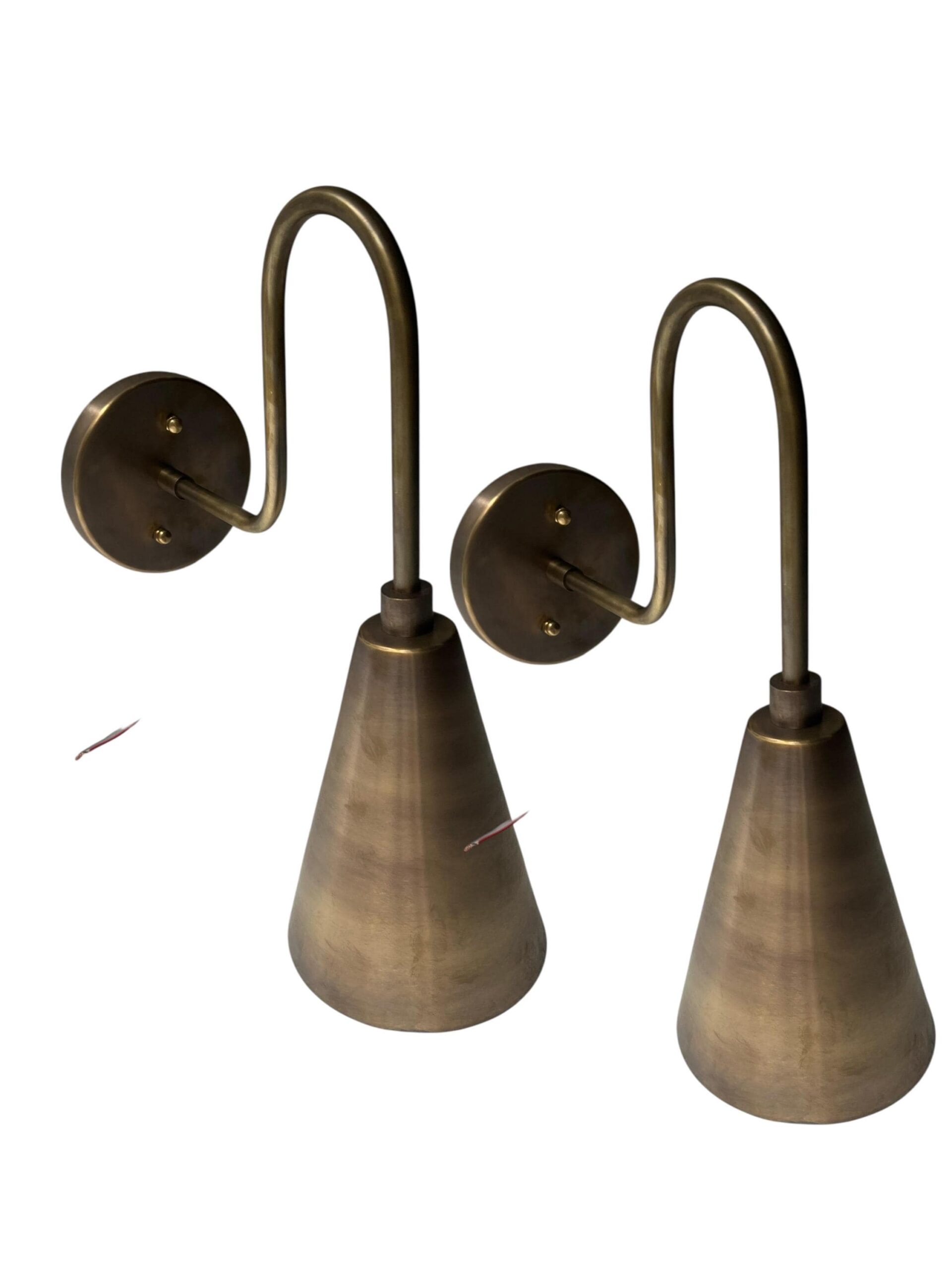 Mid-Century Modern Wall Sconce Brown Finish Vanity Light for Bedroom - Image 4
