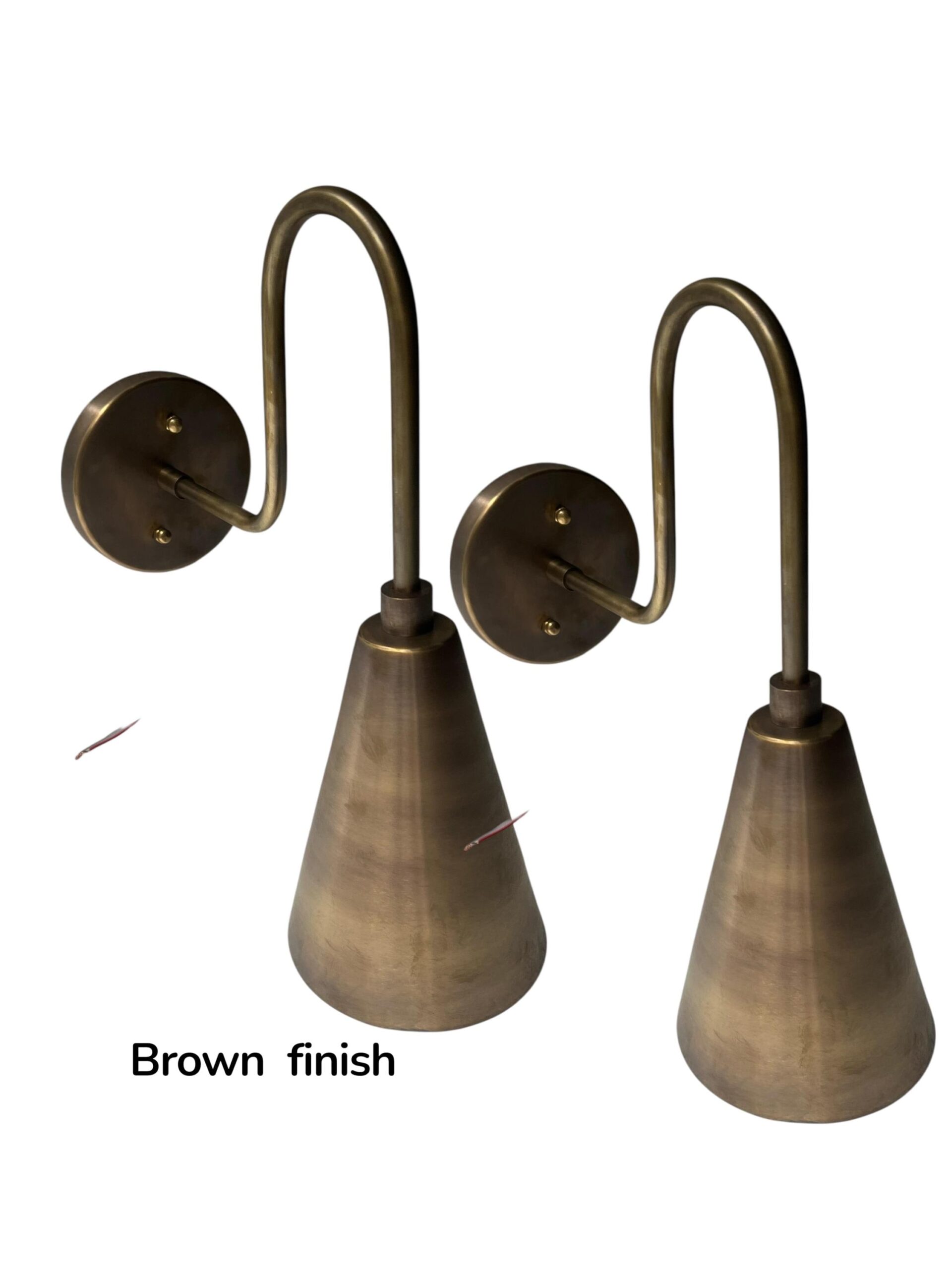 Mid-Century Modern Wall Sconce Brown Finish Vanity Light for Bedroom - Image 5
