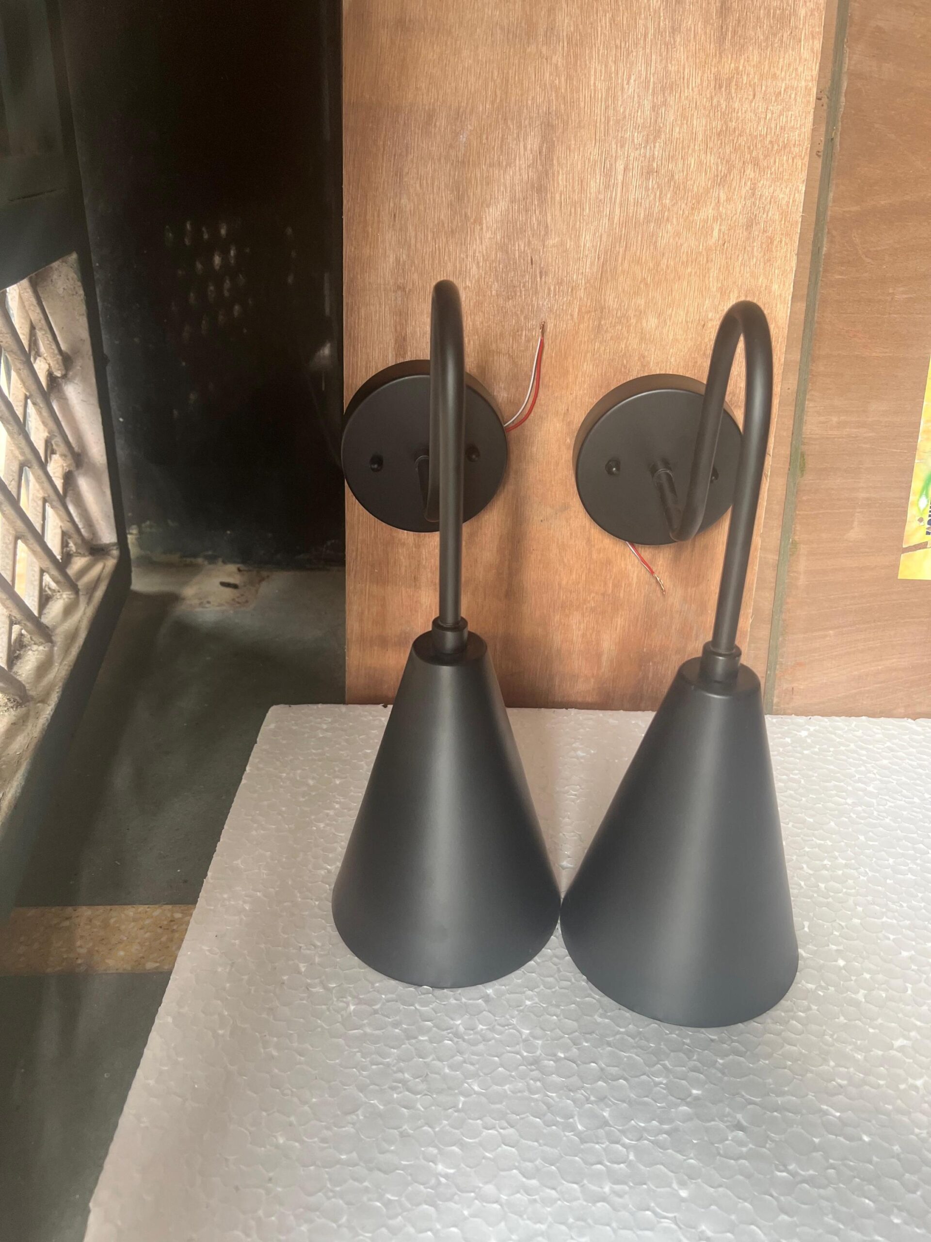 Black Sputnik Wall Sconce: Mid Century Modern Industrial Light - Image 5