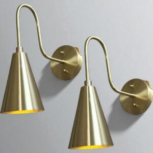 Black Sputnik Wall Sconce: Mid Century Modern Industrial Light