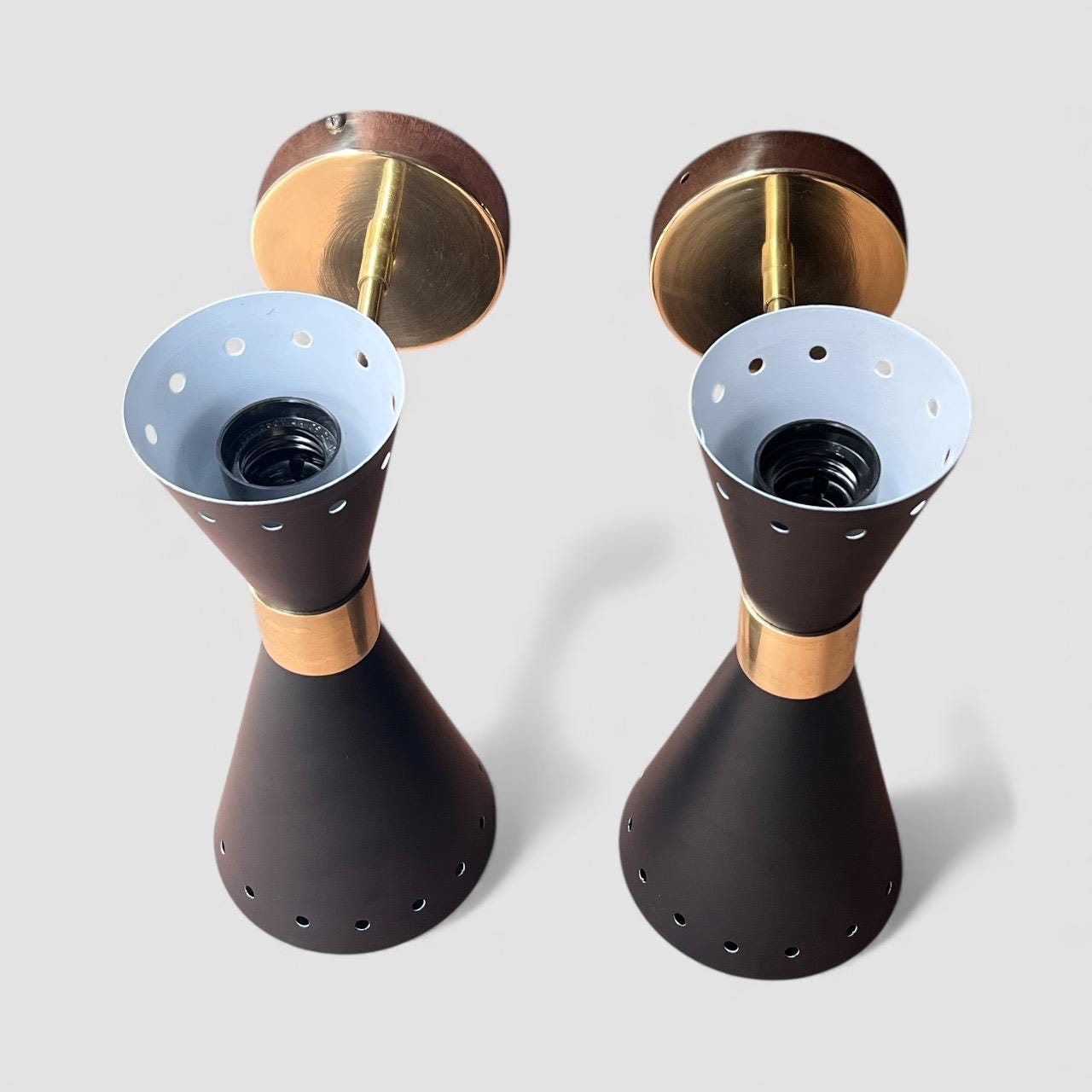 Black Mid-Century Diabolo Wall Sconce Modern Wall Light - Image 4