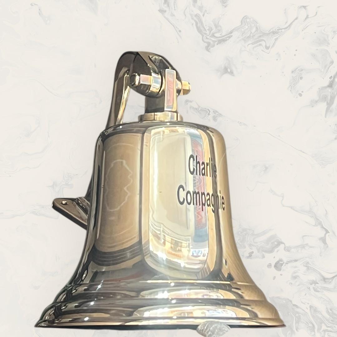 12 Inch Solid Brass Ship Bell | Nautical Coastal Decor - Image 12