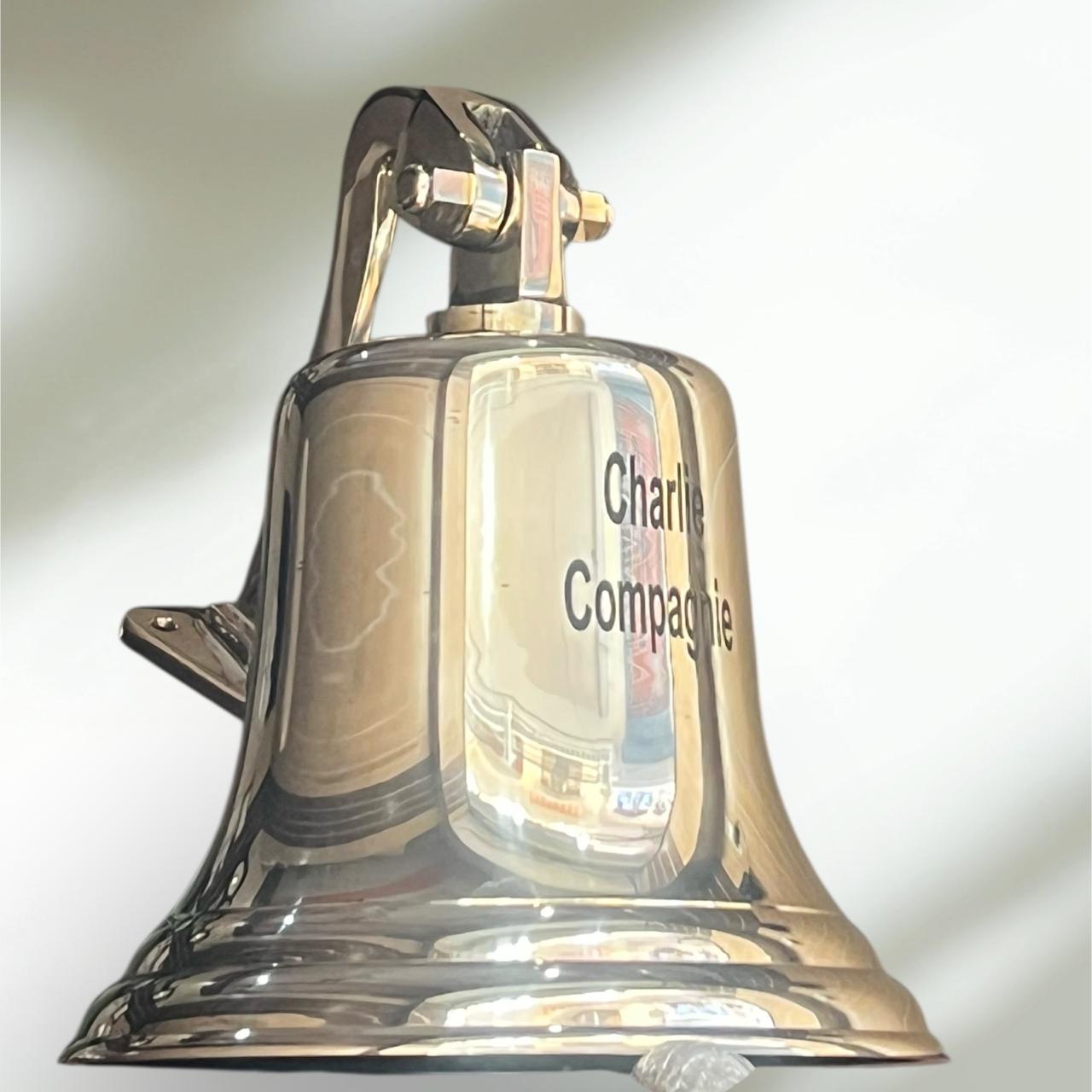 12 Inch Solid Brass Ship Bell | Nautical Coastal Decor - Image 6