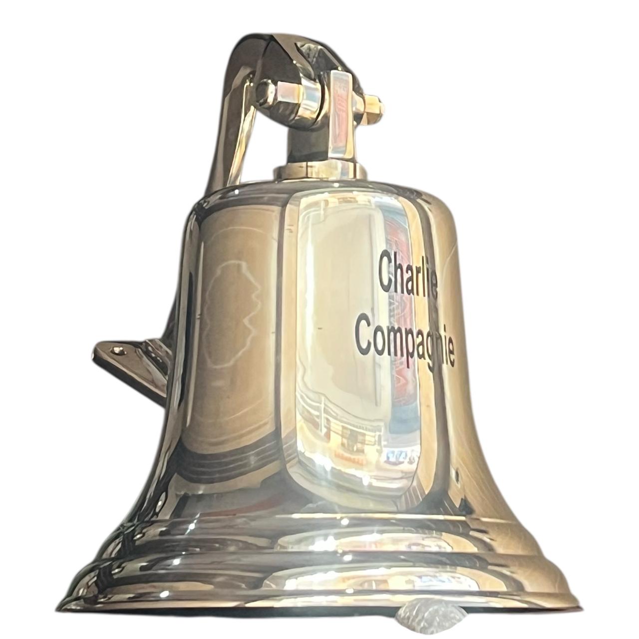 12 Inch Solid Brass Ship Bell | Nautical Coastal Decor - Image 14
