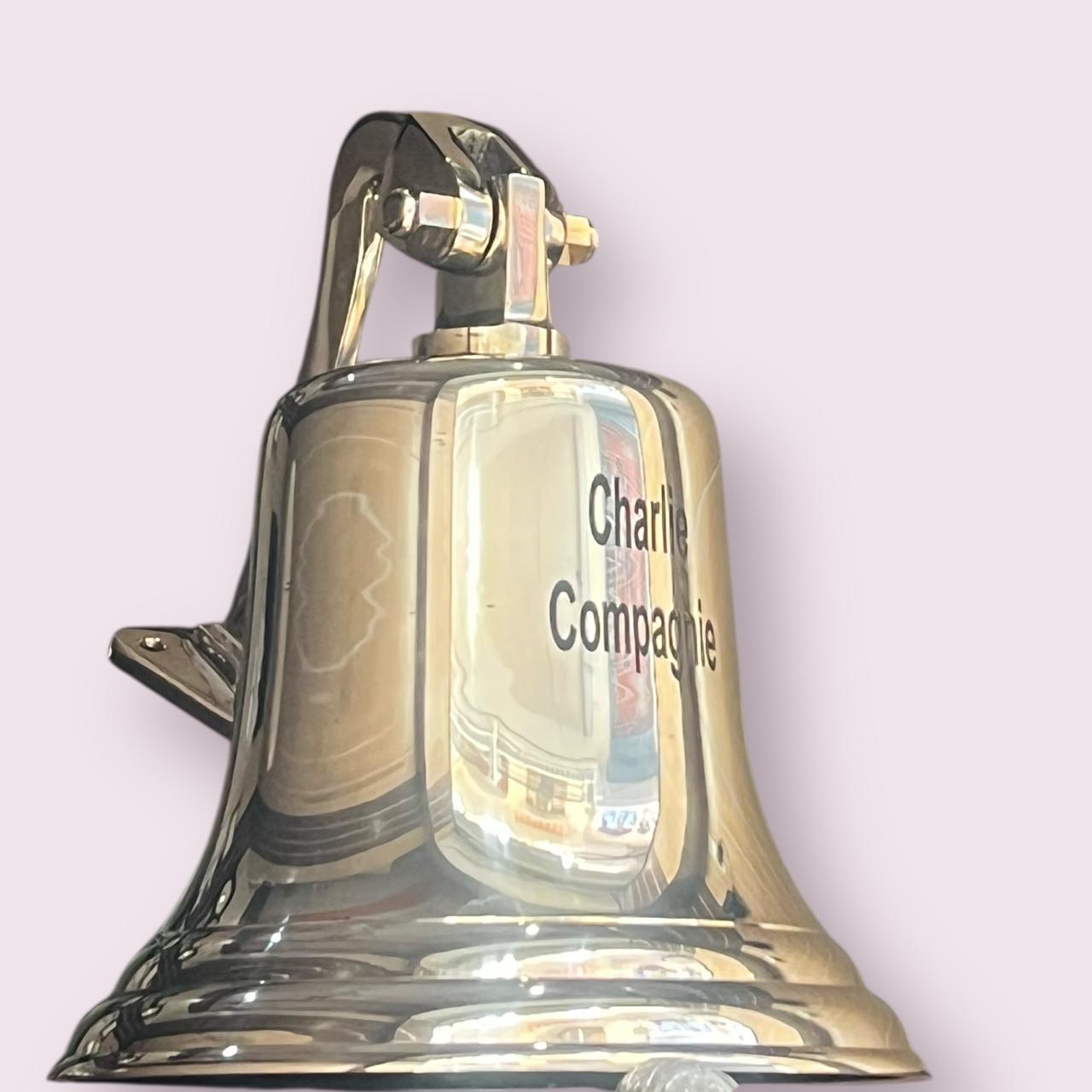 Nautical Ship Boat Wall Hanging Dinner Bell, Multiple Finishes - Image 6