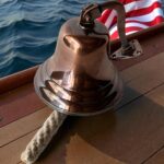 6 inch Personalized Copper Finish Nautical Home Decor hanging Brass Bell