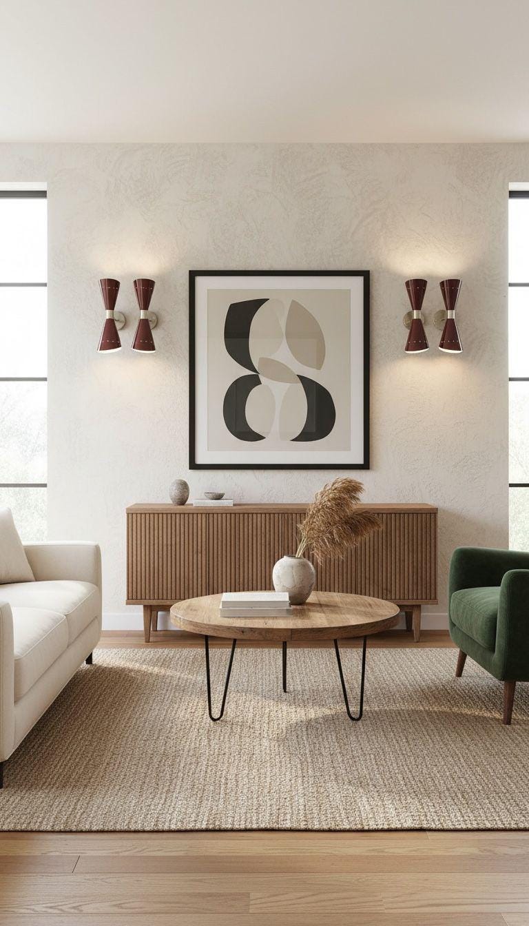 Diabolo Wall Sconce – Mid-Century Modern Brass Light Fixture | Custom Finish - Image 11