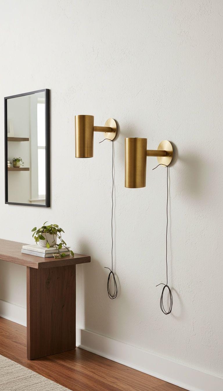 Modern Brass Wall Sconce: Indoor Light Fixture, E26/E27 Socket - Image 18