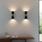 Black Mid-Century Diabolo Wall Sconce Modern Wall Light