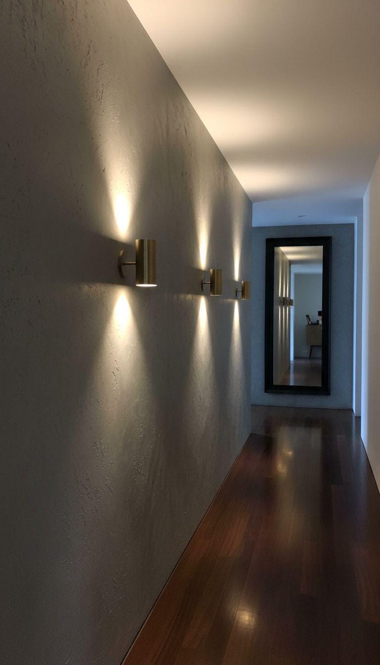 Brass Cylinder Modern Wall Light Mid Century Modern Contemporary Hardwired Lighting - Image 17
